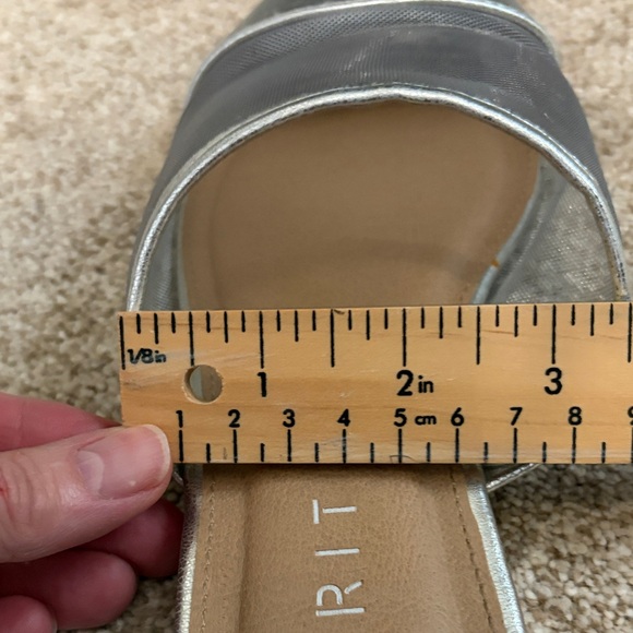 Esprit Metallic Silver Mules - Picture 5 of 5